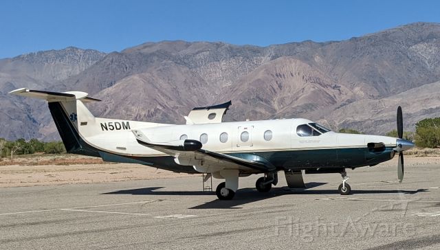 Pilatus PC-12 (N5DM) - Lone Pine, Californiabr /April 25, 2022