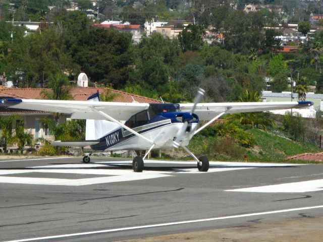 Cessna Skywagon (N10KY) - Departing Runway 18