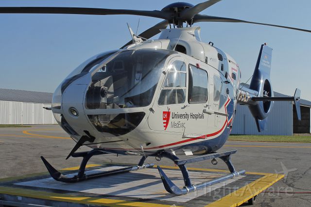 Eurocopter EC-635 (N93LF) - N93LF, a University Hospitals MedEvac Eurocopter EC135 T2, c/n 412, at Medina Municipal Airport, Ohio on 16 Nov 2012.