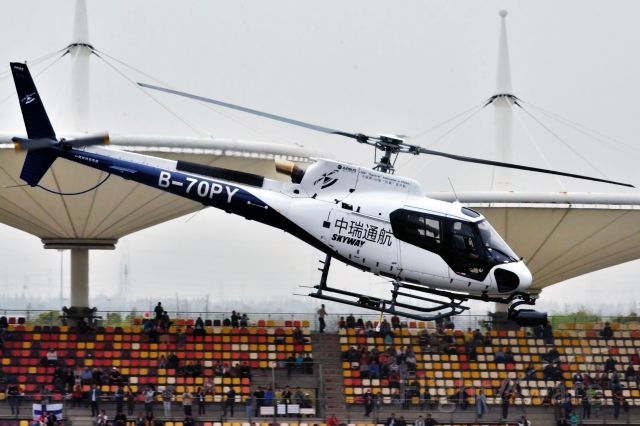B-70PY — - The aerial helicopter for FIA Formula 1 World Championship Shanghai Racing
