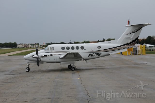 Beechcraft Super King Air 200 (N160SF) - Parked on the ramp at 1C5.