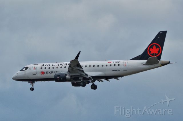 Embraer 175 (C-FRQN) - An Embraer erj 175 operated by Air Canada arrives at Reagan Airport in from Toronto Pearson, 20190826.br /br /© 2019 Heath Flowersbr /br /Contact photographer for reproduction(s).
