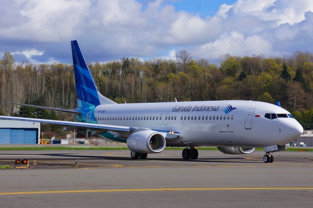 Boeing 737-800 (PK-GNR) - Brand new 738 on one of its pre-delivery test flights 