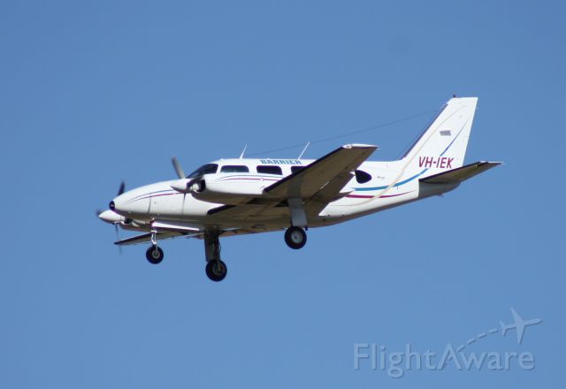Piper Navajo (VH-IEK) - Barrier Aviation, Cairns Airport, Queensland