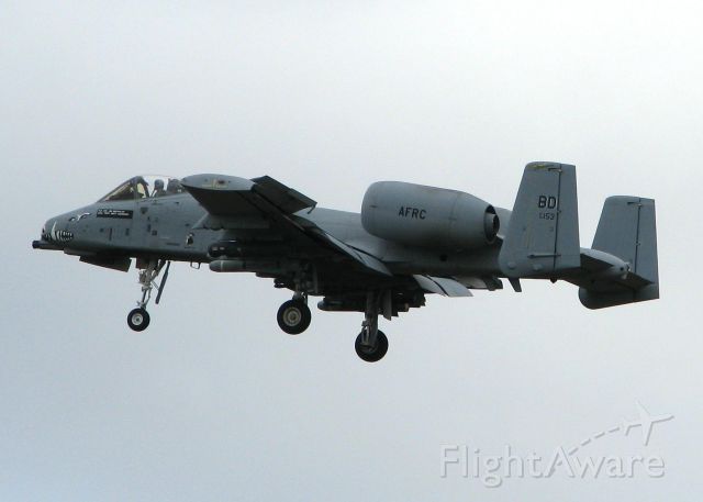 Fairchild-Republic Thunderbolt 2 (79-0153) - At Barksdale Air Force Base.