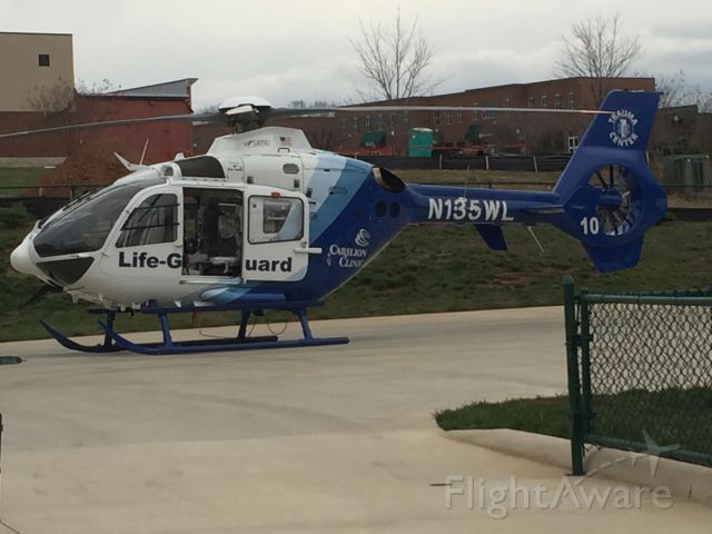 N135WL — - At Smith Mountain Lake medical heliport.
