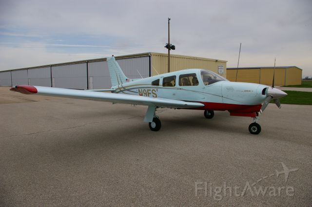 Piper Cherokee Arrow (N9FS) - Sky Blue and Red