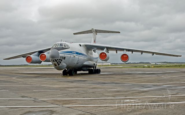 Ilyushin Il-76 (RA-78838) - russian air force il-76m  parked at shannon.