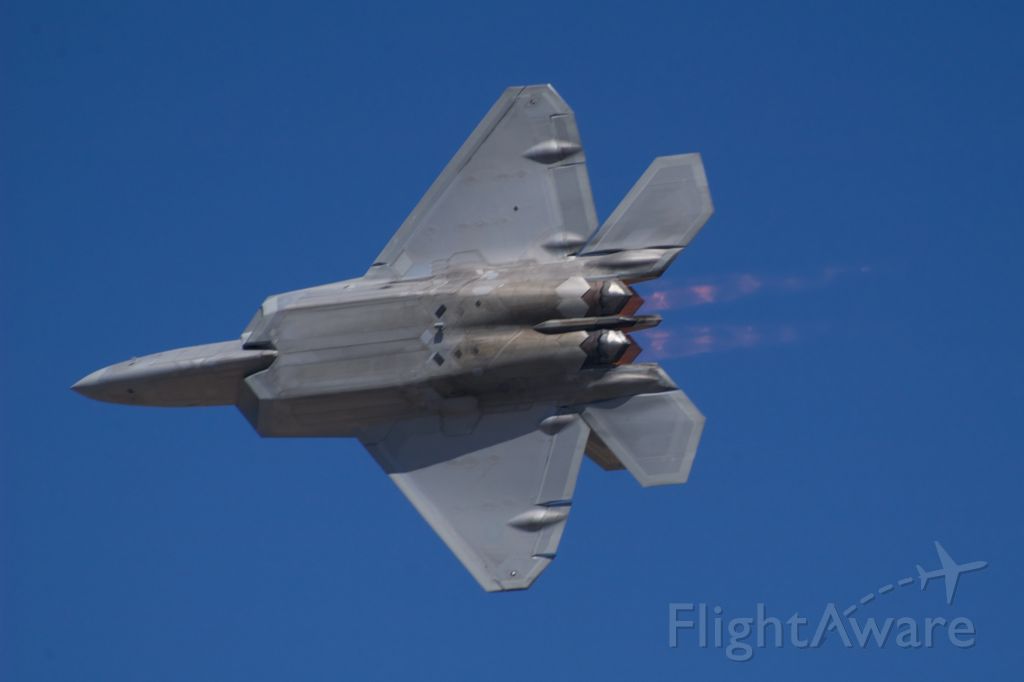 Lockheed F-22 Raptor — - Demonstration during the 2012 Reno Air Races.
