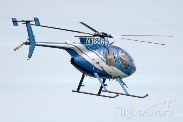 N16069 — - McDonnell Douglas Helicopters 369E, MD500E over Byron Airport, January 2022 