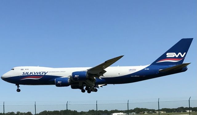 BOEING 747-8 (VQ-BVB) - Runway 25 arrival! 6/20/22.