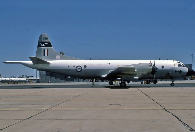 A9658 — - AUSTRALIA - AIR FORCE - LOCKHEED P-3C ORION - REG A9-658 (CN 285D-5782) - EDINBURGH RAAF BASE ADELAIDE SA. AUSTRALIA - YPED 14/11/1987