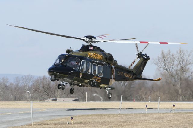 BELL-AGUSTA AB-139 (N382MD) - January 21, 2021 - arrived Frederick from Baltimore 