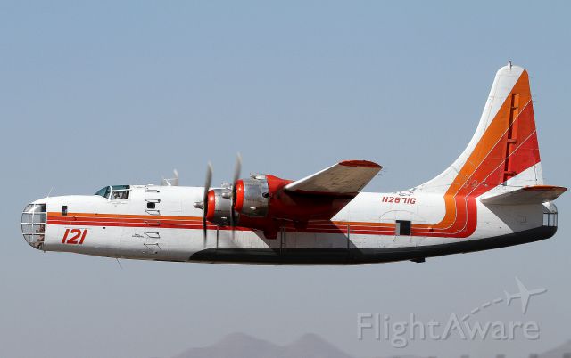 N2871G — - Consolidated Vultee P4Y-2 Privateer on high speed low level fly-by at Marana Regional Airport, AZ