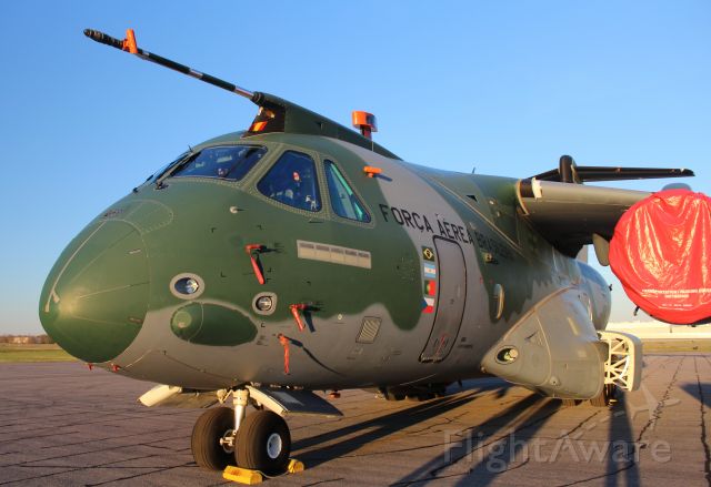 EMBRAER KC-390 (PT-ZNJ) - An Embraer KC-390 on the ramp at Carl T. Jones Field, Huntsville International Airport, AL, very late in the afternoon of March 16, 2019.