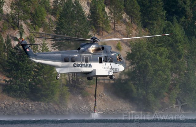 Sikorsky Sea King (N625CK) - Fire fighting Efforts on Flathead Lake 