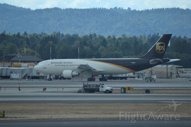 Airbus A300F4-600 (N135UP) - UPS sitting on the Freight Tarmac at PDX