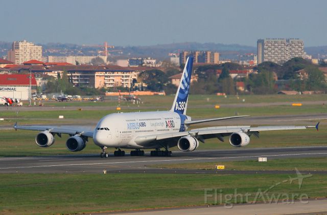 Airbus A380-800 (F-WWDD) - Airbus A380-861, Toulouse Blagnac Airport (LFBO-TLS)