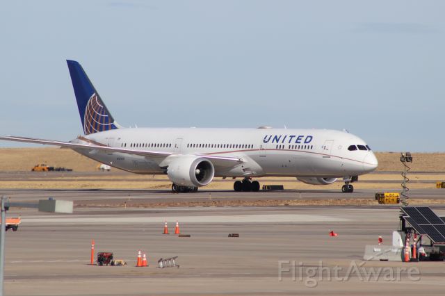 Boeing 787-9 Dreamliner (N27958) - United 181br /Frankfurt to Denver