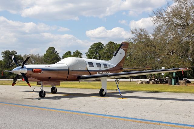 Piper Malibu Meridian (N516RS) - Great color on this JetProp ... in from NY.