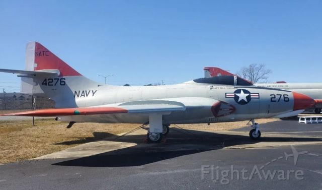 Grumman F9F Panther (14-4276) - F9F-8 Cougar on display at NAS Patuxent River Air Museum 