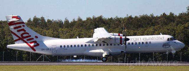 Aerospatiale ATR-72-600 (VH-VPJ) - Arriving from its first RPT sevice