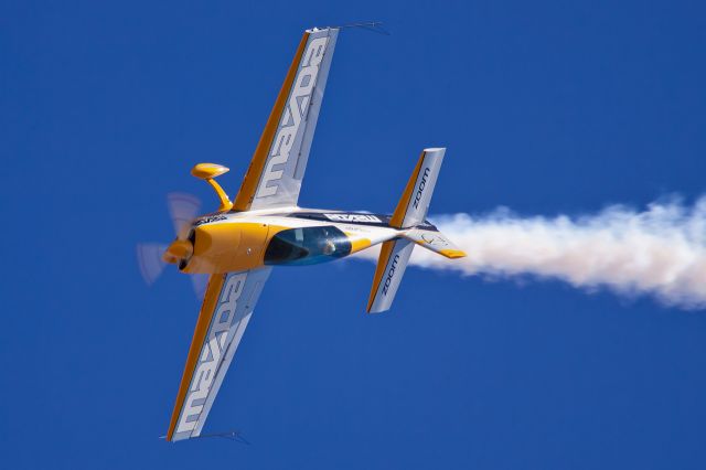 — — - Pylon Racing at FAPY (Parys) South Africa. This is one of a 2 ship display team in South Africa.