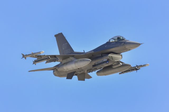 AFR87362 — - USAF F-16C during a flight demonstration at Nellis Air Force Base Aviation Nation 2019.