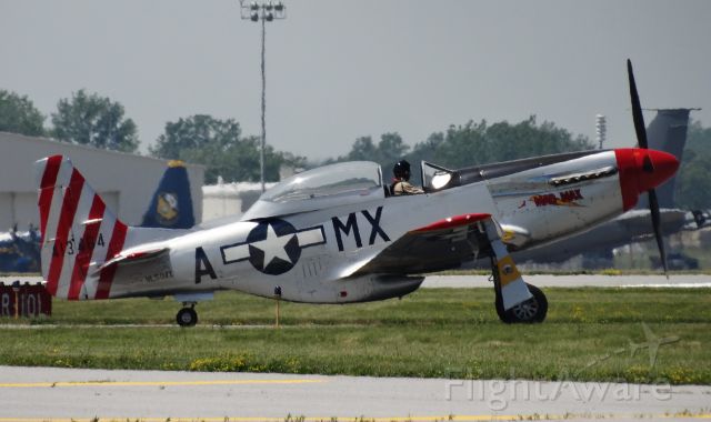 North American P-51 Mustang (N51MX) - Vintage P51 Mustang at IAG for the Thunder over Buffalo airshow!