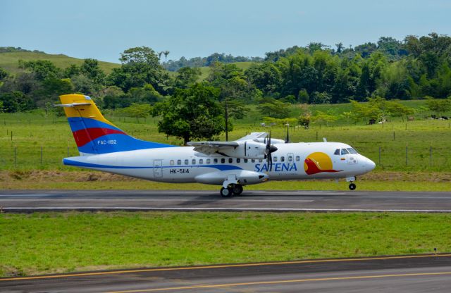 Aerospatiale ATR-42-600 (HK5114) - Landing